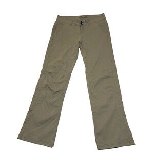 Prana Women’s Halle Straight Pant Beige / Khaki Wrinkle-free Hiking Outdoor Sz 6